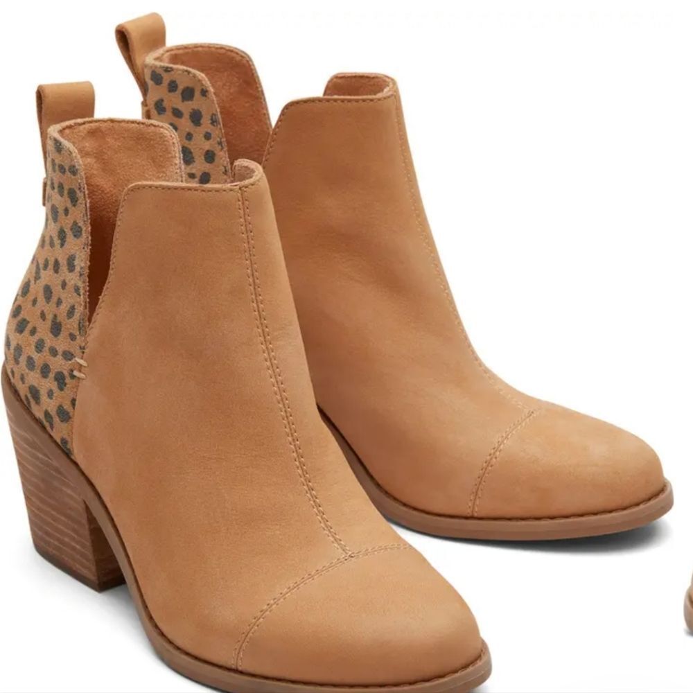Toms Everly Leather Cut-Out Boots